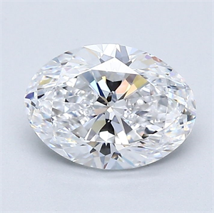 Picture of Natural Diamond 1.20 Carats, Oval with  Cut, D Color, VS1 Clarity and Certified by GIA