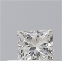 Natural Diamond 0.30 Carats, Princess with  Cut, G Color, SI1 Clarity and Certified by GIA