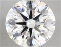 Lab Grown Diamond 4.23 Carats, Round with Ideal Cut, E Color, VVS2 Clarity and Certified by IGI