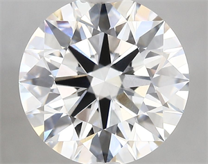 Picture of Lab Grown Diamond 4.23 Carats, Round with Ideal Cut, E Color, VVS2 Clarity and Certified by IGI