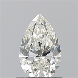 Picture of Natural Diamond 0.71 Carats, Pear with  Cut, J Color, IF Clarity and Certified by GIA