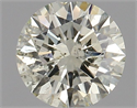 Natural Diamond 0.90 Carats, Round with Very Good Cut, N Color, SI2 Clarity and Certified by GIA