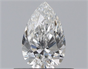 Natural Diamond 0.42 Carats, Pear with  Cut, F Color, VS2 Clarity and Certified by GIA