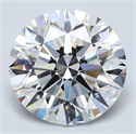 Diamante Natural 3.30 quilates, Redondo , Color G, claridad SI1 y certificado GIA