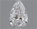 Natural Diamond 0.30 Carats, Pear with  Cut, D Color, VS1 Clarity and Certified by GIA