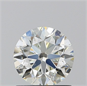 Natural Diamond 1.00 Carats, Round with Excellent Cut, K Color, VS2 Clarity and Certified by GIA