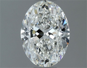 Picture of Natural Diamond 1.01 Carats, Oval with  Cut, H Color, SI2 Clarity and Certified by GIA