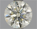 Natural Diamond 0.80 Carats, Round with Very Good Cut, L Color, VVS2 Clarity and Certified by IGI