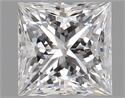 Natural Diamond 0.50 Carats, Princess with  Cut, E Color, SI1 Clarity and Certified by GIA