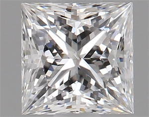 Picture of Natural Diamond 0.50 Carats, Princess with  Cut, E Color, SI1 Clarity and Certified by GIA