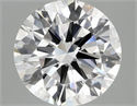 Lab Grown Diamond 3.52 Carats, Round with Ideal Cut, E Color, VS2 Clarity and Certified by IGI