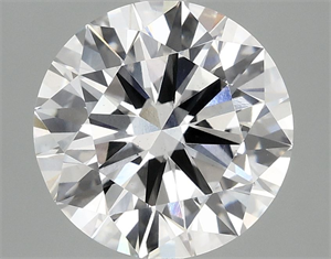 Picture of Lab Grown Diamond 3.52 Carats, Round with Ideal Cut, E Color, VS2 Clarity and Certified by IGI