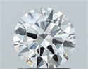 Diamante Natural 0.90 quilates, Redondo , Color H, claridad SI1 y certificado GIA