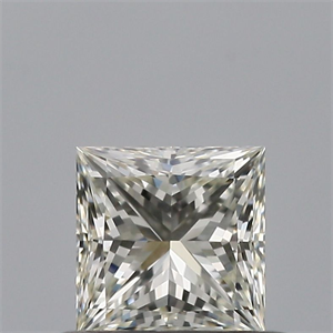 Picture of Natural Diamond 0.51 Carats, Princess with  Cut, J Color, VVS1 Clarity and Certified by GIA