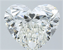 Natural Diamond 3.21 Carats, Heart with  Cut, I Color, IF Clarity and Certified by GIA