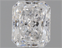 Natural Diamond 0.70 Carats, Radiant with  Cut, D Color, VVS1 Clarity and Certified by GIA