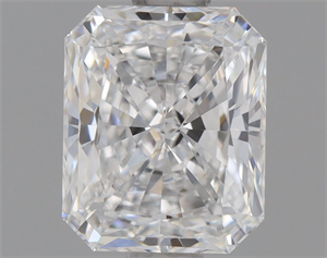 Picture of Natural Diamond 0.70 Carats, Radiant with  Cut, D Color, VVS1 Clarity and Certified by GIA