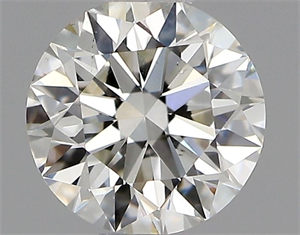 Picture of Natural Diamond 0.45 Carats, Round with Excellent Cut, I Color, SI1 Clarity and Certified by GIA