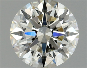 Picture of Natural Diamond 0.62 Carats, Round with Excellent Cut, J Color, SI2 Clarity and Certified by GIA