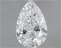 Diamante Natural 0.70 quilates, De pera , Color D, claridad VS2 y certificado GIA