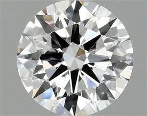 Picture of Lab Grown Diamond 1.05 Carats, Round with Excellent Cut, F Color, VVS2 Clarity and Certified by IGI