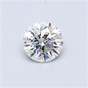 Diamante Natural 0.44 quilates, Redondo , Color F, claridad VS2 y certificado GIA