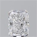 Natural Diamond 0.50 Carats, Radiant with  Cut, D Color, VS2 Clarity and Certified by GIA