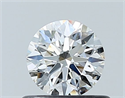 Natural Diamond 0.50 Carats, Round with Excellent Cut, H Color, VS2 Clarity and Certified by GIA