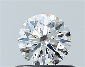 Picture of Natural Diamond 0.50 Carats, Round with Excellent Cut, H Color, VS2 Clarity and Certified by GIA