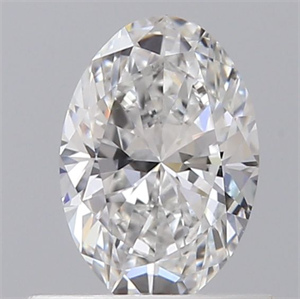 Picture of Natural Diamond 0.50 Carats, Oval with  Cut, E Color, VS2 Clarity and Certified by GIA