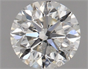 Natural Diamond 0.70 Carats, Round with Very Good Cut, G Color, SI2 Clarity and Certified by IGI