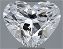 Natural Diamond 0.50 Carats, Heart with  Cut, G Color, VS1 Clarity and Certified by GIA