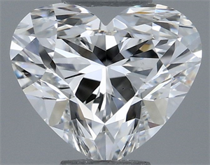 Picture of Natural Diamond 0.50 Carats, Heart with  Cut, G Color, VS1 Clarity and Certified by GIA