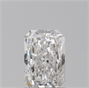 Natural Diamond 0.90 Carats, Radiant with  Cut, D Color, VS1 Clarity and Certified by GIA