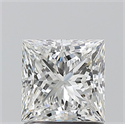 Natural Diamond 1.20 Carats, Princess with  Cut, G Color, VS2 Clarity and Certified by GIA