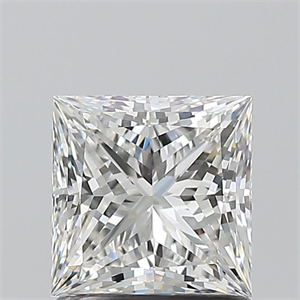 Picture of Natural Diamond 1.20 Carats, Princess with  Cut, G Color, VS2 Clarity and Certified by GIA