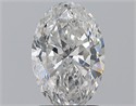 Diamante Natural 2.01 quilates, Ovalado , Color F, claridad SI2 y certificado GIA