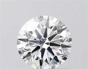 Picture of Lab Grown Diamond 1.04 Carats, Round with Ideal Cut, D Color, VVS1 Clarity and Certified by IGI