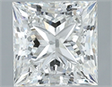 Natural Diamond 1.50 Carats, Princess with  Cut, H Color, SI2 Clarity and Certified by GIA