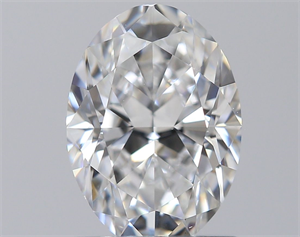 Picture of Natural Diamond 1.00 Carats, Oval with  Cut, D Color, VS1 Clarity and Certified by GIA