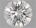 Diamante Natural 0.59 quilates, Redondo , Color H, claridad VVS2 y certificado GIA