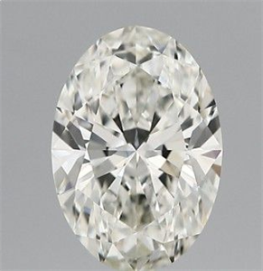 Picture of Natural Diamond 3.61 Carats, Oval with  Cut, J Color, VS1 Clarity and Certified by GIA