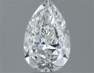 Picture of Natural Diamond 0.50 Carats, Pear with  Cut, G Color, VS2 Clarity and Certified by GIA
