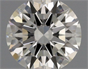 Natural Diamond 0.53 Carats, Round with Excellent Cut, H Color, VS2 Clarity and Certified by GIA