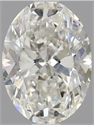 Diamante Natural 1.31 quilates, Ovalado , Color H, claridad SI2 y certificado GIA