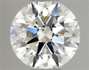 Picture of Natural Diamond 0.40 Carats, Round with Excellent Cut, I Color, SI1 Clarity and Certified by GIA