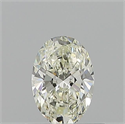 Natural Diamond 0.54 Carats, Oval with  Cut, K Color, VVS1 Clarity and Certified by GIA
