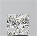 Natural Diamond 1.21 Carats, Princess with  Cut, G Color, VS1 Clarity and Certified by GIA