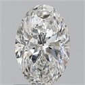 Diamante Natural 0.70 quilates, Ovalado , Color G, claridad VVS1 y certificado GIA