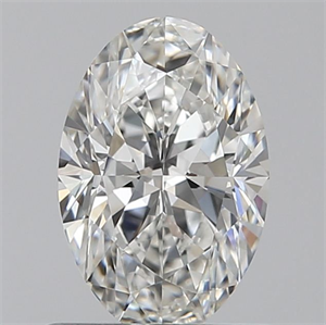 Foto Diamante Natural 0.70 quilates, Ovalado , Color G, claridad VVS1 y certificado GIA de